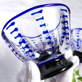 肥前びーどろ縄文小鉢　副島硝子　宙吹きガラス　冷酒グラス　佐賀県重要無形文化財 Amazon.co.jp: 肥前びーどろ縄文小鉢 副島硝子 宙吹きガラス